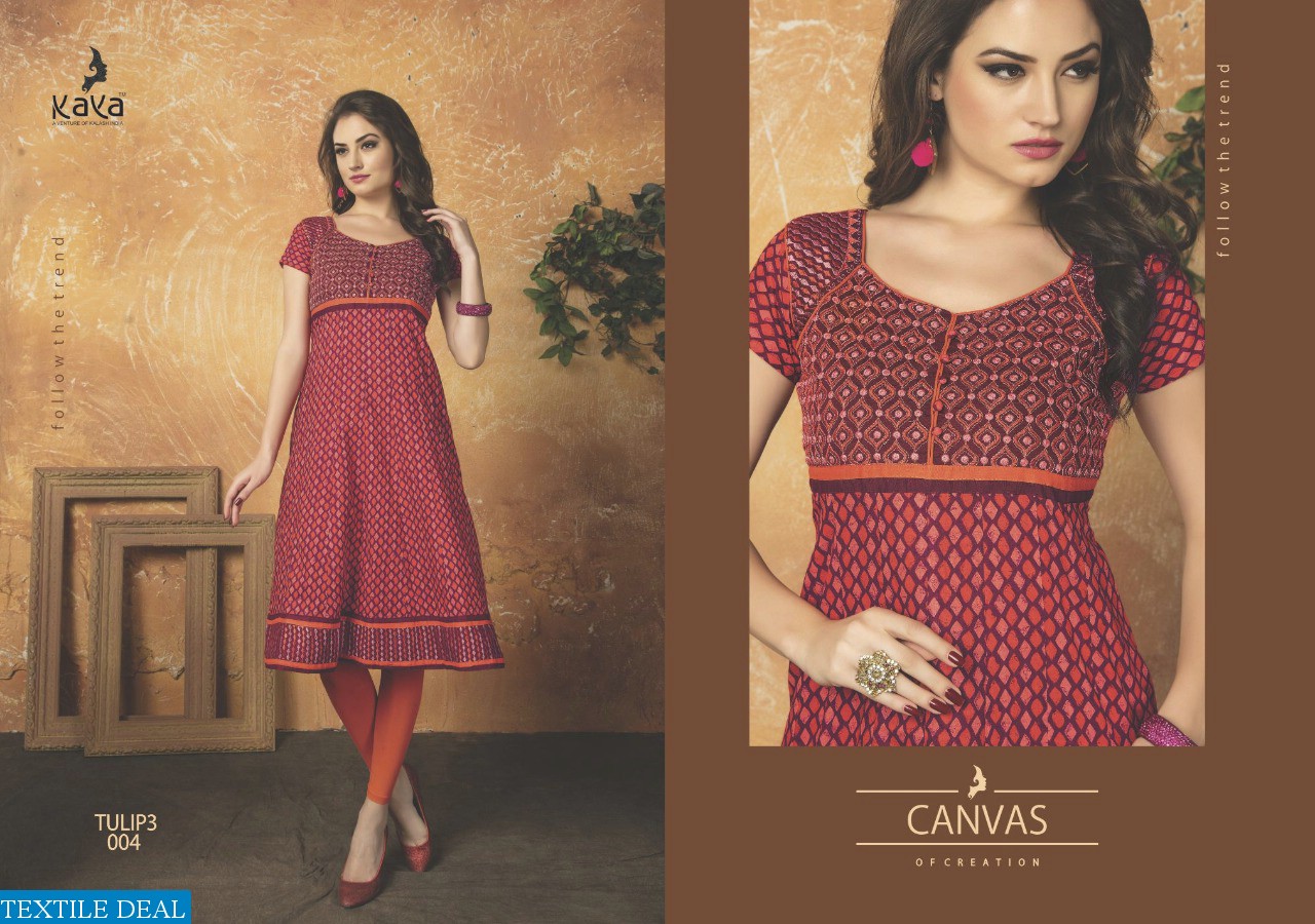 kaya Tulip vol-3 Wholesale Ready made kali kurtis